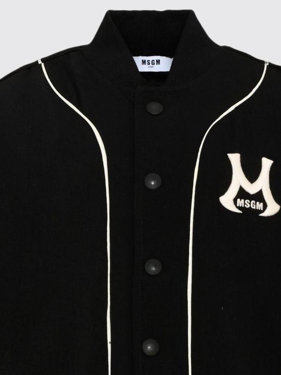 26FW [키즈] 엠에스지엠 코트 F6MSJBBO278 110 Black - MSGM