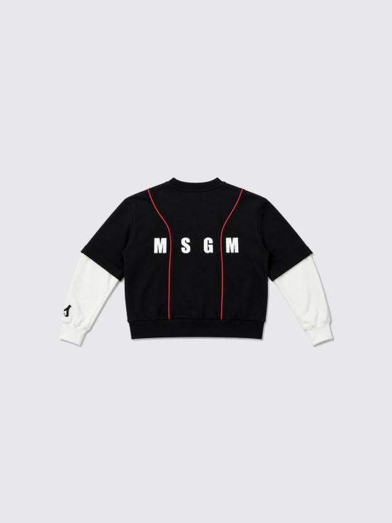 26FW [키즈] 엠에스지엠 풀오버 F6MSJBSW279 110 Black - MSGM