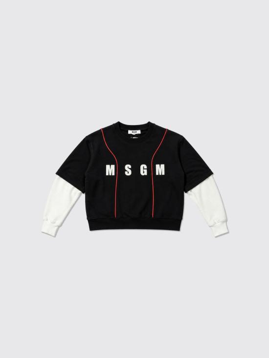 26FW [키즈] 엠에스지엠 풀오버 F6MSJBSW279 110 Black