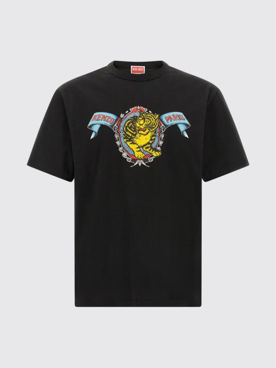 26FW 겐조 반팔 티셔츠 FG65TS2984SG 99J Black - KENZO