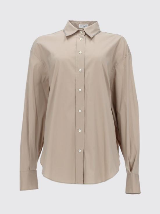 26FW 브루넬로 쿠치넬리 셔츠 M0091M1O06 C7498 Beige - BRUNELLO CUCINELLI
