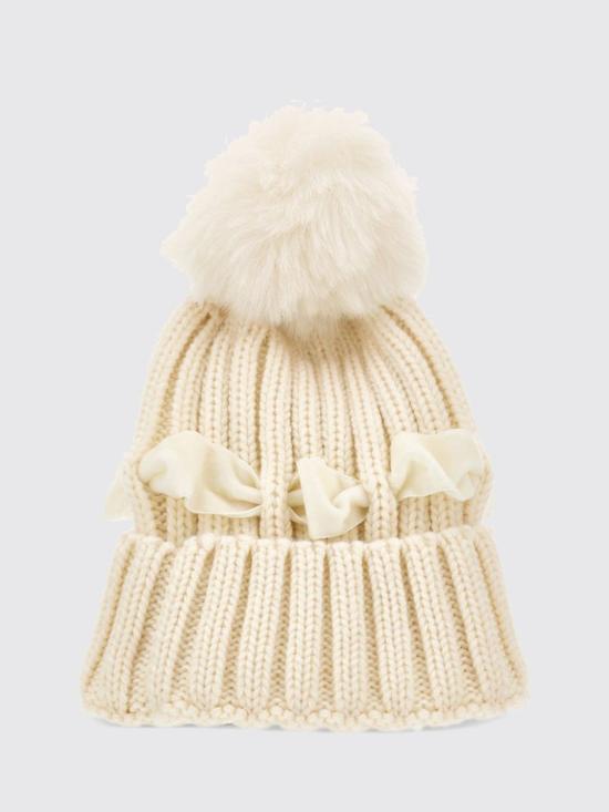 26FW [키즈] 모나리자 모자 17H0058064 029F Yellow Cream - MONNALISA