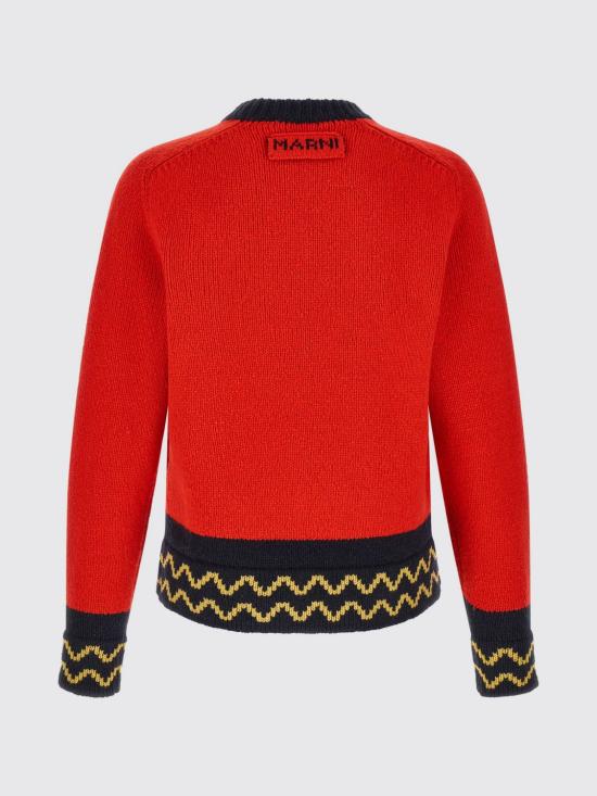 26FW 마르니 스웨터 GCMG0501Q0UFH100 INR66 Red - MARNI