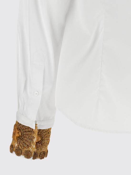 26FW 드리스 반 노튼 셔츠 0107414445 001 White - DRIES VAN NOTEN