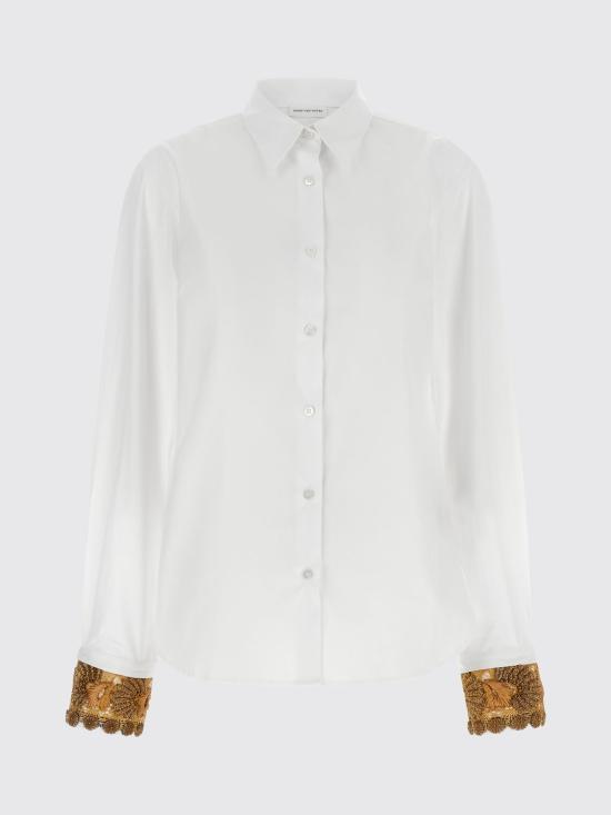 26FW 드리스 반 노튼 셔츠 0107414445 001 White - DRIES VAN NOTEN
