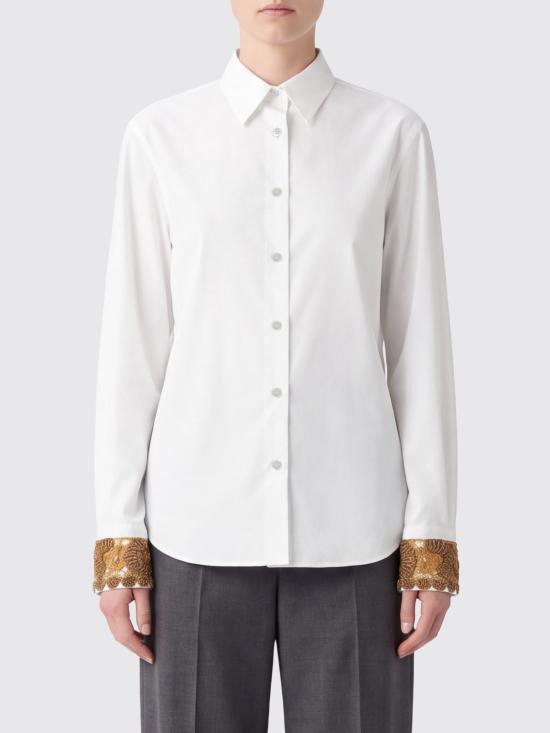 26FW 드리스 반 노튼 셔츠 0107414445 001 White