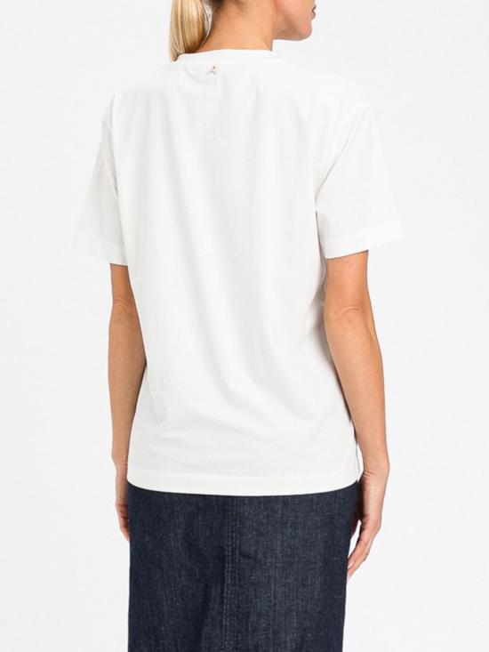 26FW 액티튜드 트윈세트 반팔 티셔츠 262AP2510 00526 White - ACTITUDE TWINSET