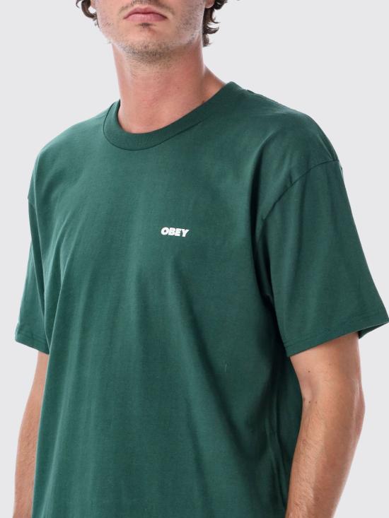 26FW 오베이 반팔 티셔츠 165264483 RAINFOREST Green - OBEY