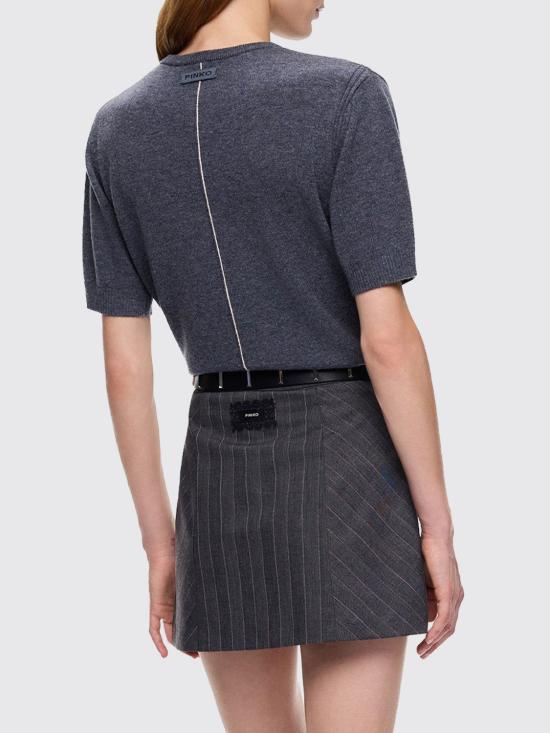 26FW 핑코 스웨터 107206A3G1 I76 Grey - PINKO