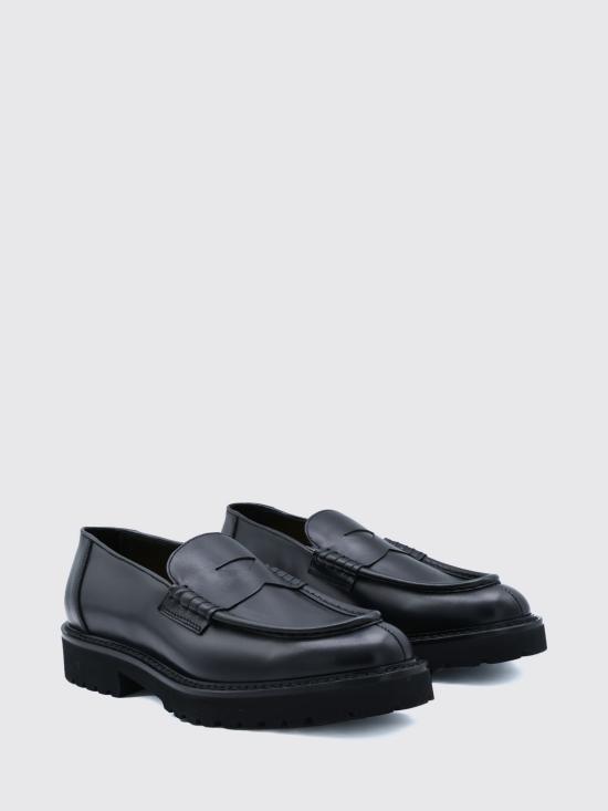 26FW 듀칼 로퍼 DU3348PHILUF159 NN00 Black - DOUCAL’S