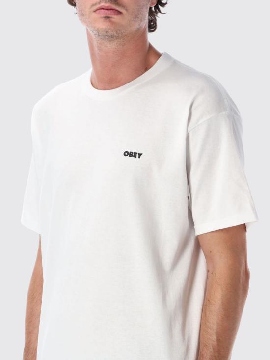 26FW 오베이 반팔 티셔츠 165264482 White - OBEY