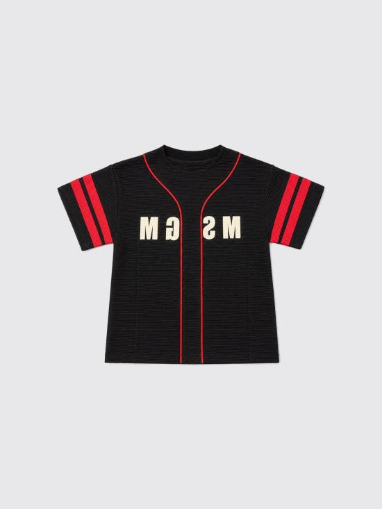 26FW [키즈] 엠에스지엠 티셔츠 F6MSJBTH272 110 Black - MSGM
