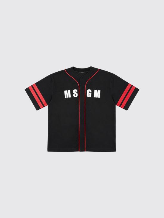 26FW [키즈] 엠에스지엠 티셔츠 F6MSJBTH272 110 Black