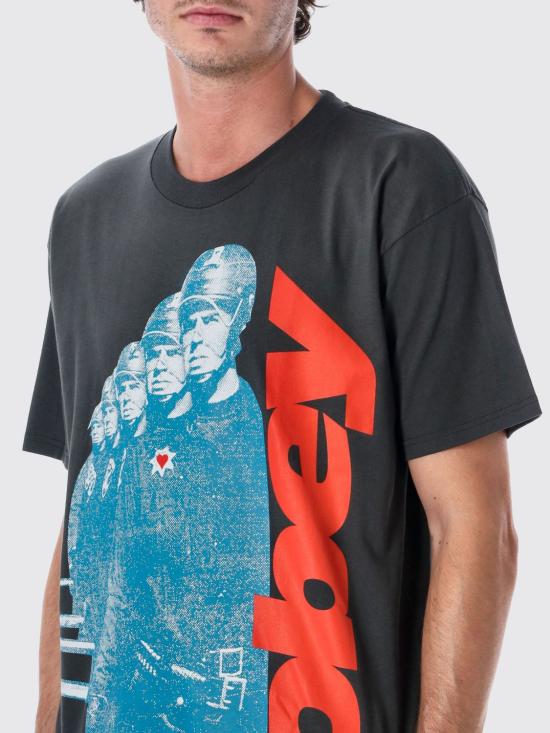 26FW 오베이 반팔 티셔츠 165264486 VB Black - OBEY