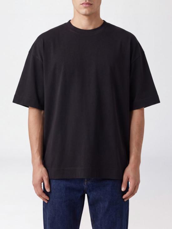 26FW 드리스 반 노튼 반팔 티셔츠 0211074603 900 Black