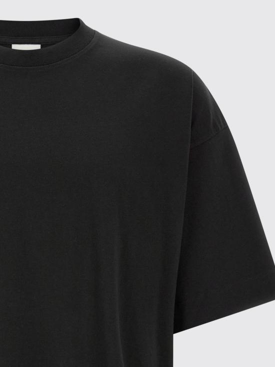 26FW 드리스 반 노튼 반팔 티셔츠 0211074603 900 Black - DRIES VAN NOTEN