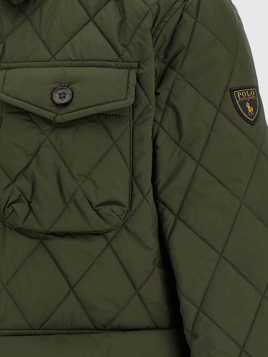 26FW 폴로 랄프로렌 발수 퀼트 재킷 710847071 001 Green - POLO RALPH LAUREN
