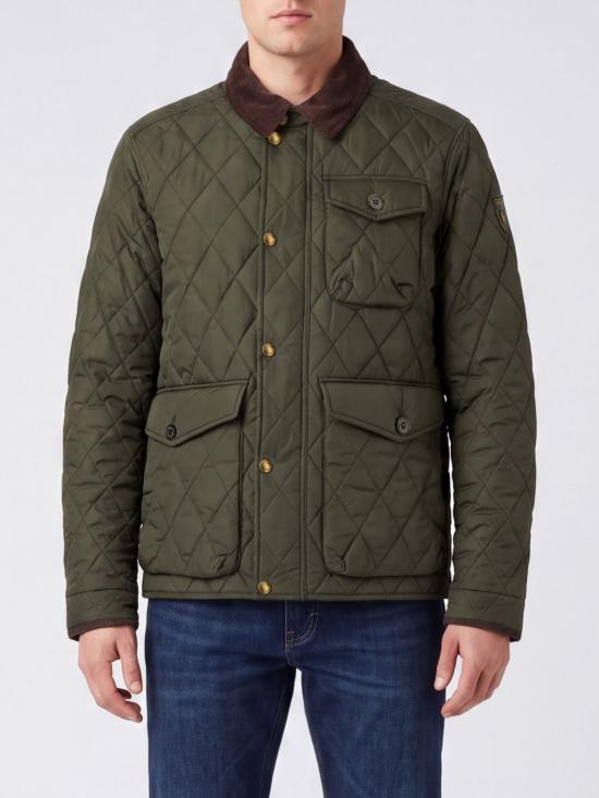 26FW 폴로 랄프로렌 발수 퀼트 재킷 710847071 001 Green
