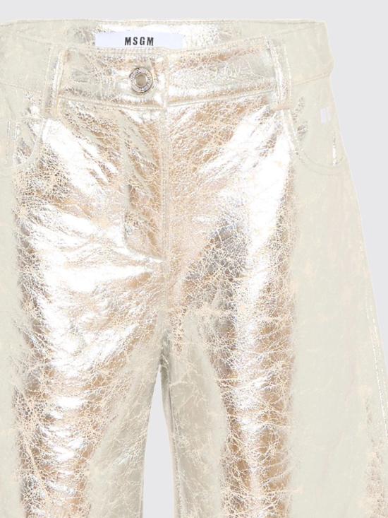 26FW [키즈] 엠에스지엠 팬츠 F6MSJGDP216 174 Silver - MSGM
