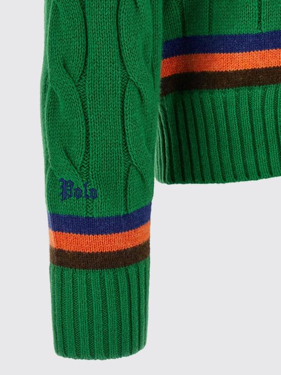 26FW 폴로 랄프로렌 스웨터 710B28814 001 Green - POLO RALPH LAUREN