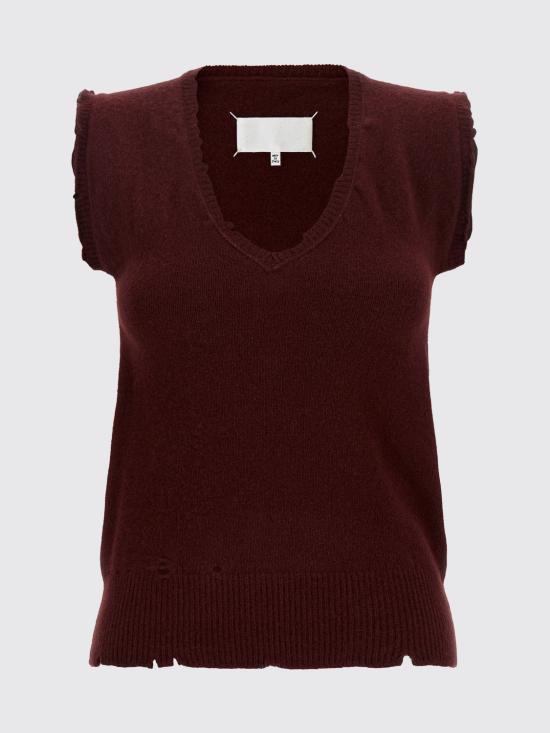 26FW 마르지엘라 베스트 S29FB0109M13337 211 Burgundy - MAISON MARGIELA