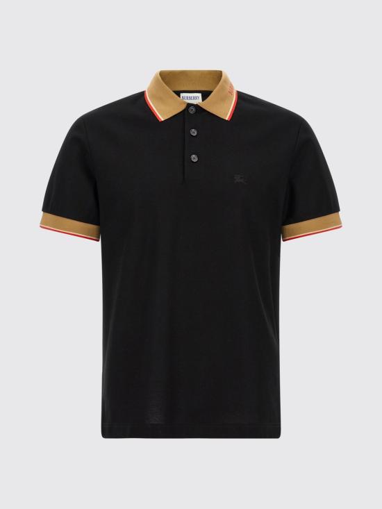 26FW 버버리 폴로 티셔츠 8125519 Black - BURBERRY