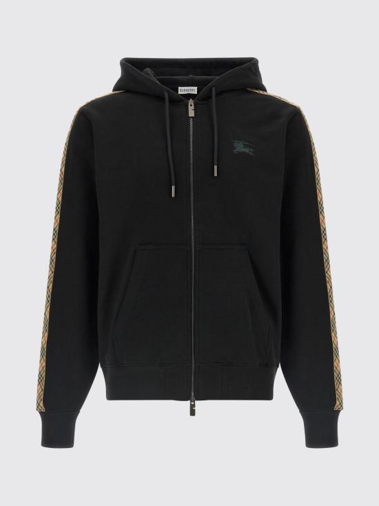 26FW 버버리 후드 티셔츠 8130398 Black - BURBERRY