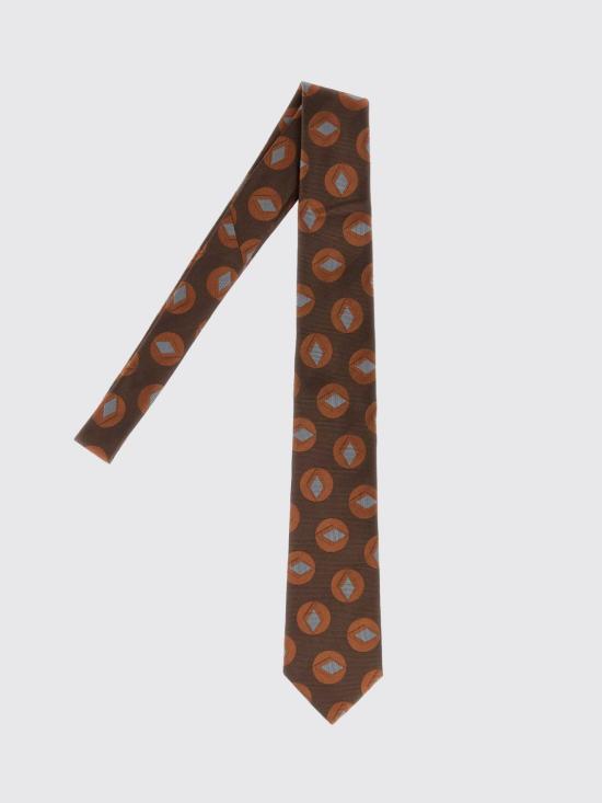 26FW 조르지오 아르마니 넥타이 GM000802TE22465 F6019 Brown - GIORGIO ARMANI
