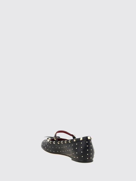 26FW 발렌티노 가라바니 플랫 슈즈 S0QA5FAX 0NO Black - VALENTINO GARAVANI