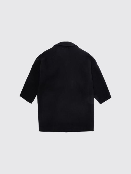 26FW [키즈] MM6 메종마르지엘라 코트 M60833MM00W M6900 Black - MM6 MAISON MARGIELA