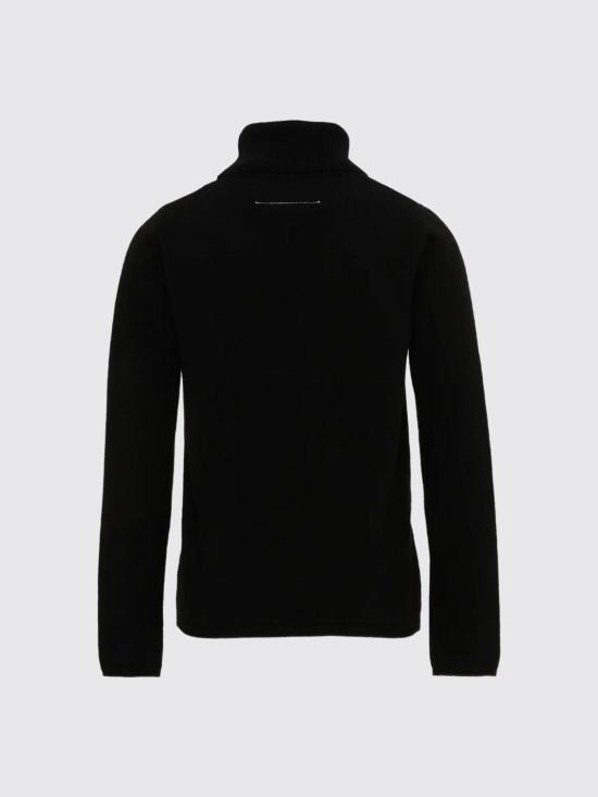 26FW [키즈] MM6 메종마르지엘라 풀오버 M61064MM06Q M6900 Black - MM6 MAISON MARGIELA