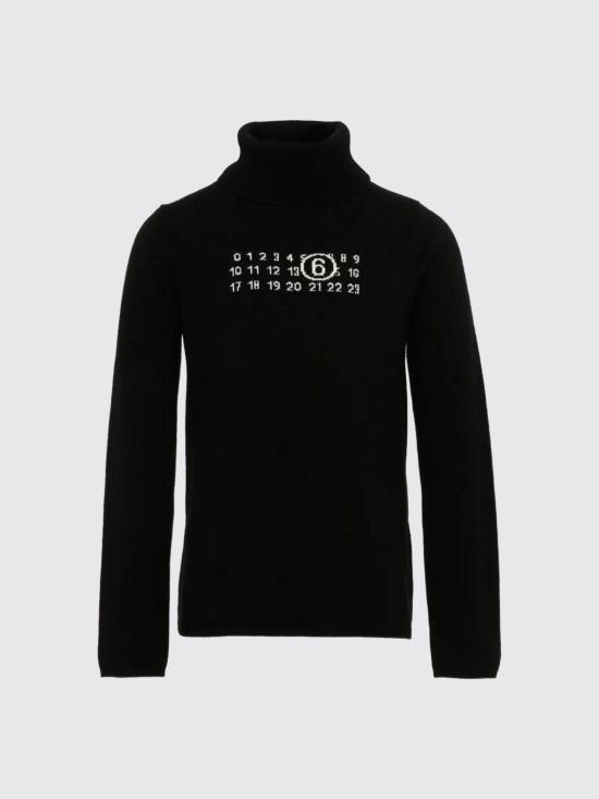 26FW [키즈] MM6 메종마르지엘라 풀오버 M61064MM06Q M6900 Black