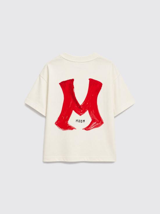 26FW [키즈] 엠에스지엠 티셔츠 F6MSJBTH273 013 Yellow Cream - MSGM