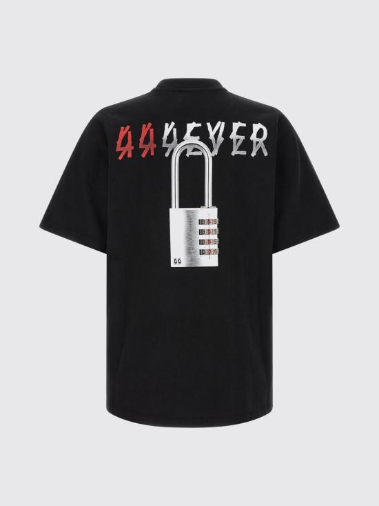 26FW 44레이블 반팔 티셔츠 B0030673FA779 P849 Black - 44 LABEL