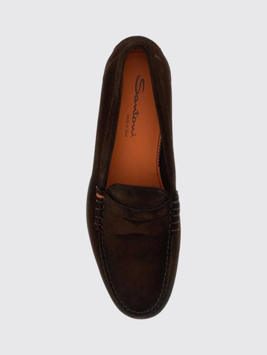 26FW 산토니 로퍼 MCQU19341JI6MVOR T50 Brown - SANTONI