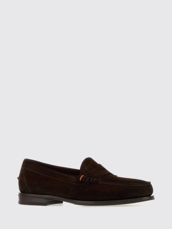 26FW 산토니 로퍼 MCQU19341JI6MVOR T50 Brown - SANTONI