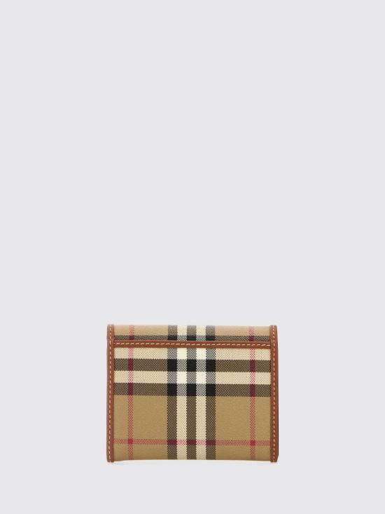 26FW 버버리 스몰 체크 폴딩 지갑 8109800 Brown - BURBERRY