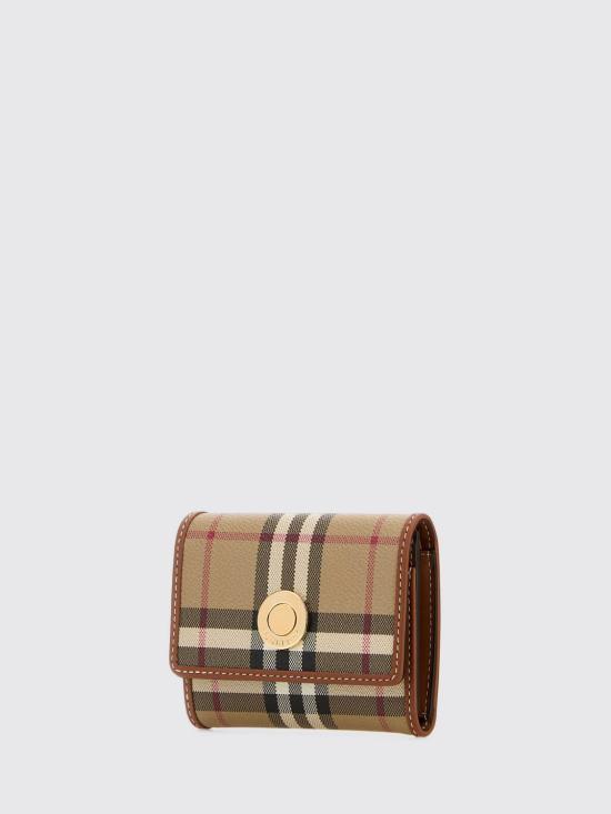 26FW 버버리 스몰 체크 폴딩 지갑 8109800 Brown - BURBERRY