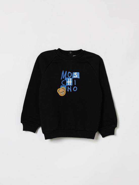 26FW [키즈] 모스키노 풀오버 MUF06ELCA77 60100 Black