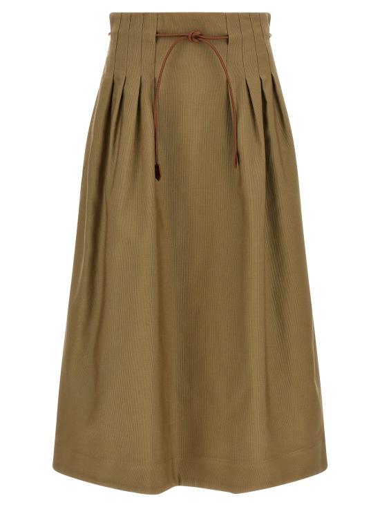  막스마라 스커트 LD2621106051600002 KHAKI