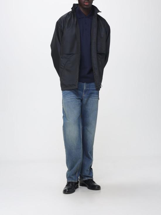 26FW 생로랑 테크니컬 집업 재킷 A004SWY1O06 4146 Navy - SAINT LAURENT