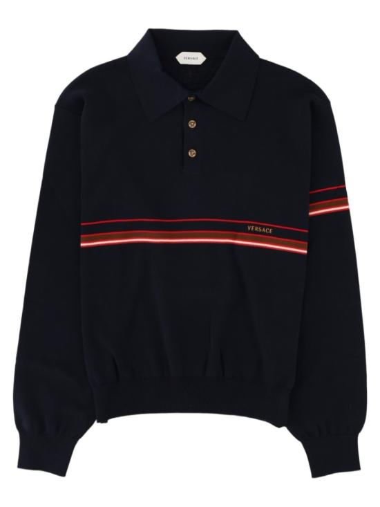 26FW 베르사체 니트웨어 1025744 1A183401U040 Black