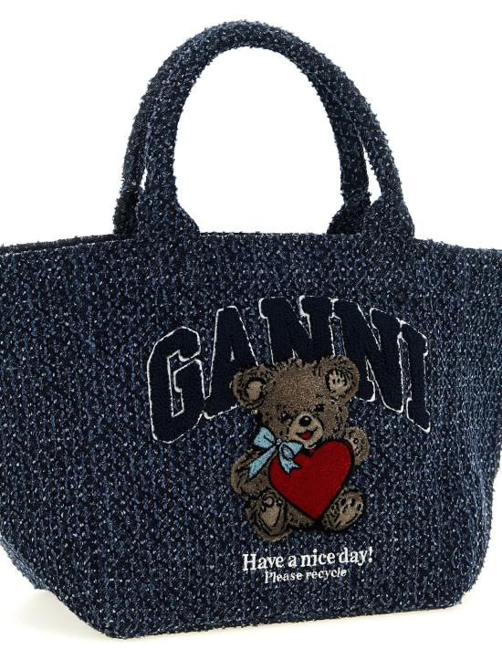  가니 토트백 LDB2110036077 NAVY - GANNI