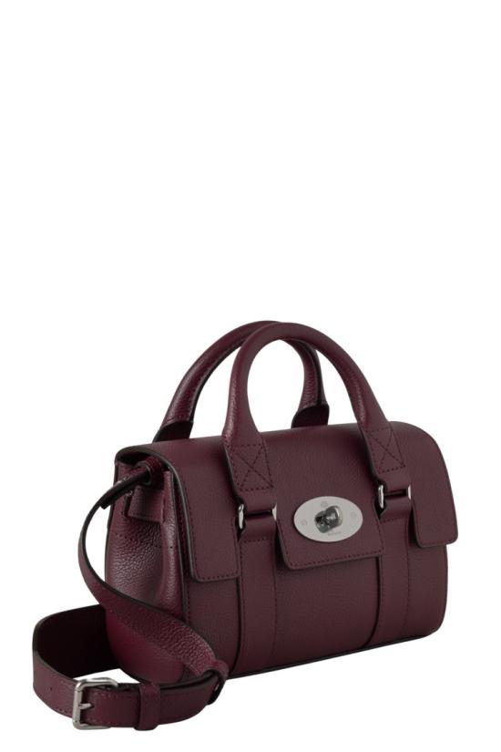 26FW 멀버리 미니 베이스워터 백 RL8928 099 Burgundy - MULBERRY