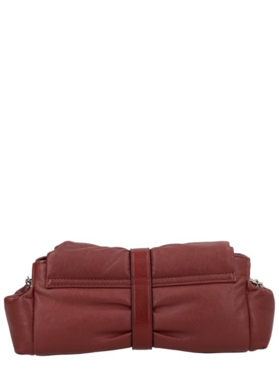 26FW 비비안웨스트우드 하트 레더 오르브 클러치 파우치 49030004W L00BXD405 Burgundy - VIVIENNE WESTWOOD