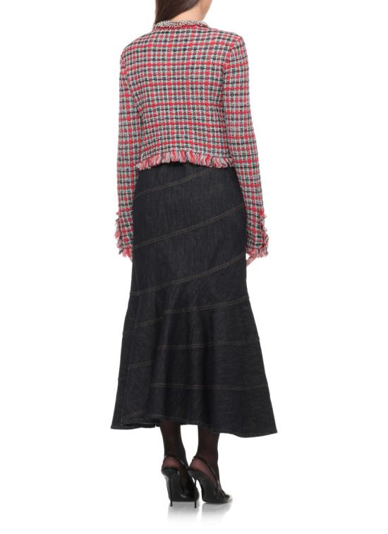 26FW 셀프 포트레이트 자켓 AW26146JRRED CHECK FRAYEDRED Multicolor - SELF PORTRAIT
