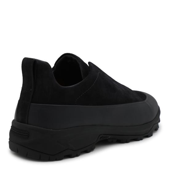 26FW 에르메네질도제냐 스니커즈 LHNELS7008ZBNZ Black - ERMENEGILDO ZEGNA
