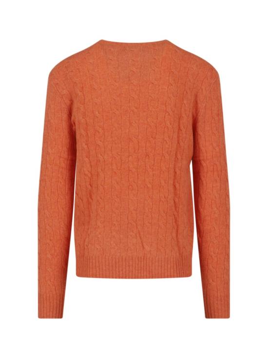 26FW 폴로 랄프로렌 케이블 니트 스웨터 710 876762500 Orange - POLO RALPH LAUREN
