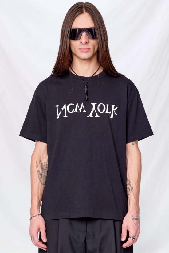  어셈블리 뉴욕 반팔 티셔츠 어셈블리 블랙 페이드 뉴욕 로고 티셔츠 - ASSEMBLY NEW YORK