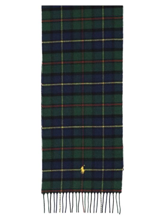 26FW 폴로 랄프로렌 머플러/스카프 449959352 500POLOTARTAN Black - POLO RALPH LAUREN